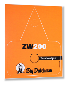 Aufkleber D: Zeiger für Kranwaage 0-200kg elektr. KPZ 301